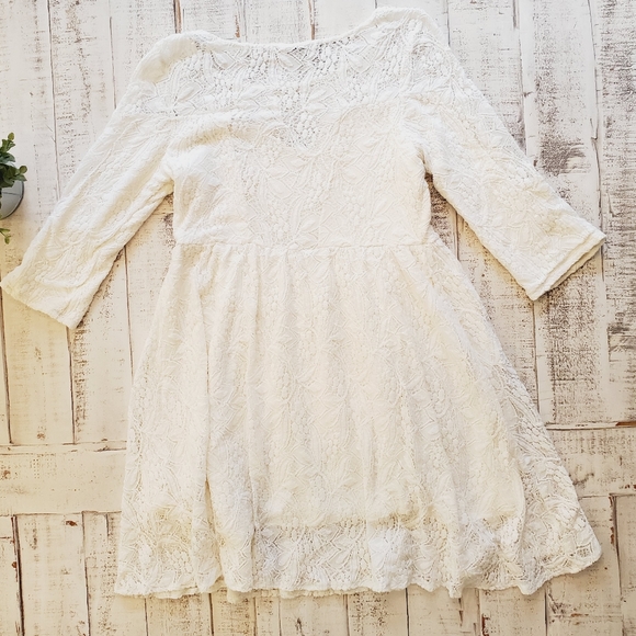 Free People Shake It Up Dress Lace Overlay - Picture 6 of 16